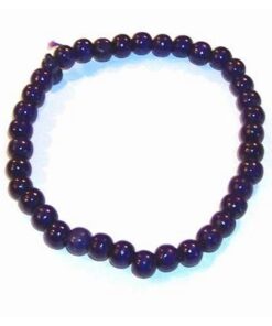 Colier/bratara Mala pe elastic, din lemn - mov Colier/bratara Mala pe elastic, din lemn - mov
