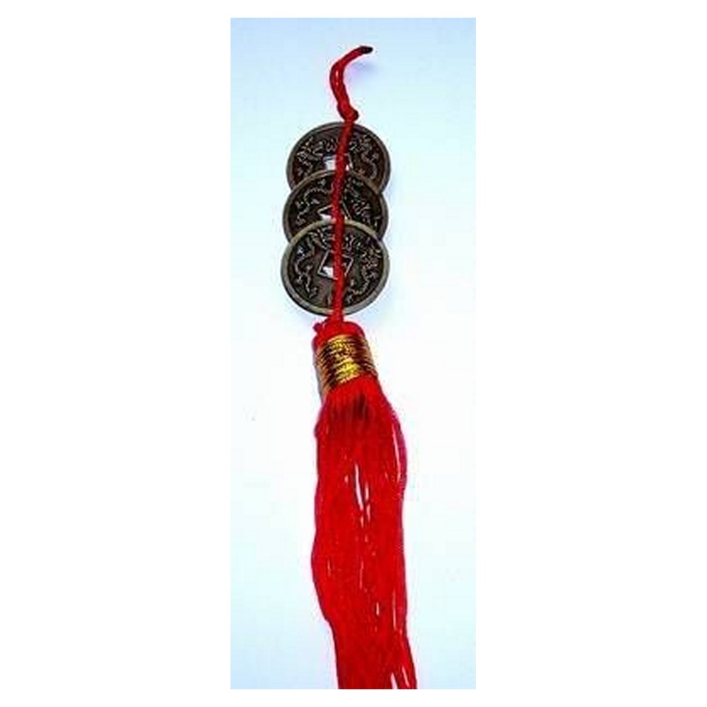 Remediu Feng Shui - 3 monede antice si Nod Mistic Remediu Feng Shui - 3 monede antice si Nod Mistic