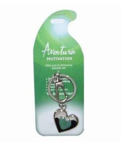 Breloc din metal cu aventurin pentru Motivare Breloc din metal cu aventurin pentru Motivare