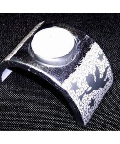 Suport de lumanari din ceramica cu ingeras de protectie