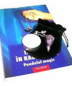 Pendul din ametist, pe lantisor argintiu Pendul din ametist, pe lantisor argintiu