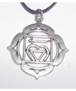 Pandantiv cu chakra Muladhara din metal