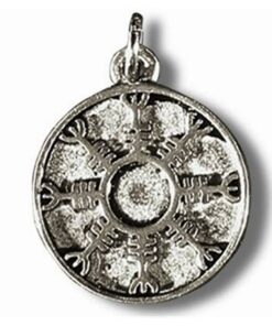 Amuleta liderului - Talisman din metal cu agat