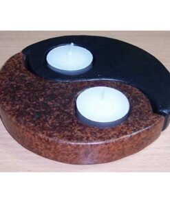 Suport pentru lumanari Yin-Yang - remediu Feng Shui Suport pentru lumanari Yin-Yang - remediu Feng Shui