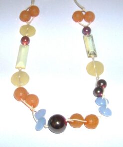 Colier din sfere multicolore Colier din sfere multicolore