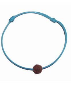 Bratara pe siret reglabil cu rudraksha sanatatii Bratara pe siret reglabil cu rudraksha sanatatii