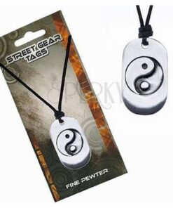 Talisman din cositor cu simbolul Yin-Yang Talisman din cositor cu simbolul Yin-Yang