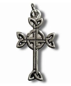 Crucea Aran - Talisman din metal cu agat Crucea Aran - Talisman din metal cu agat