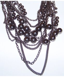 Colier sfere negre Colier sfere negre