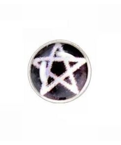 Cercel din argint cu pentagrama magica - barbatesc Cercel din argint cu pentagrama magica - barbatesc