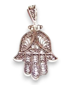 Palma lui fatima din argint 925 hamsa