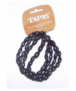 Bratara eleganta, pe elastic, cu sfere negre.