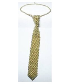Cravata aurie, din sfere, unisex
