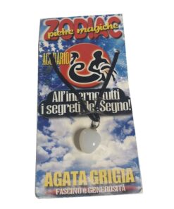 Pandantiv din agat pe siret negru pentru nativii Varsator