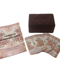Tarotul Numerologic cu cutie lemn - 35 carti - romana Tarotul Numerologic cu cutie lemn - 35 carti - romana