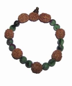Bratara pe elastic cu rudraksha creativitatii Bratara pe elastic cu rudraksha creativitatii