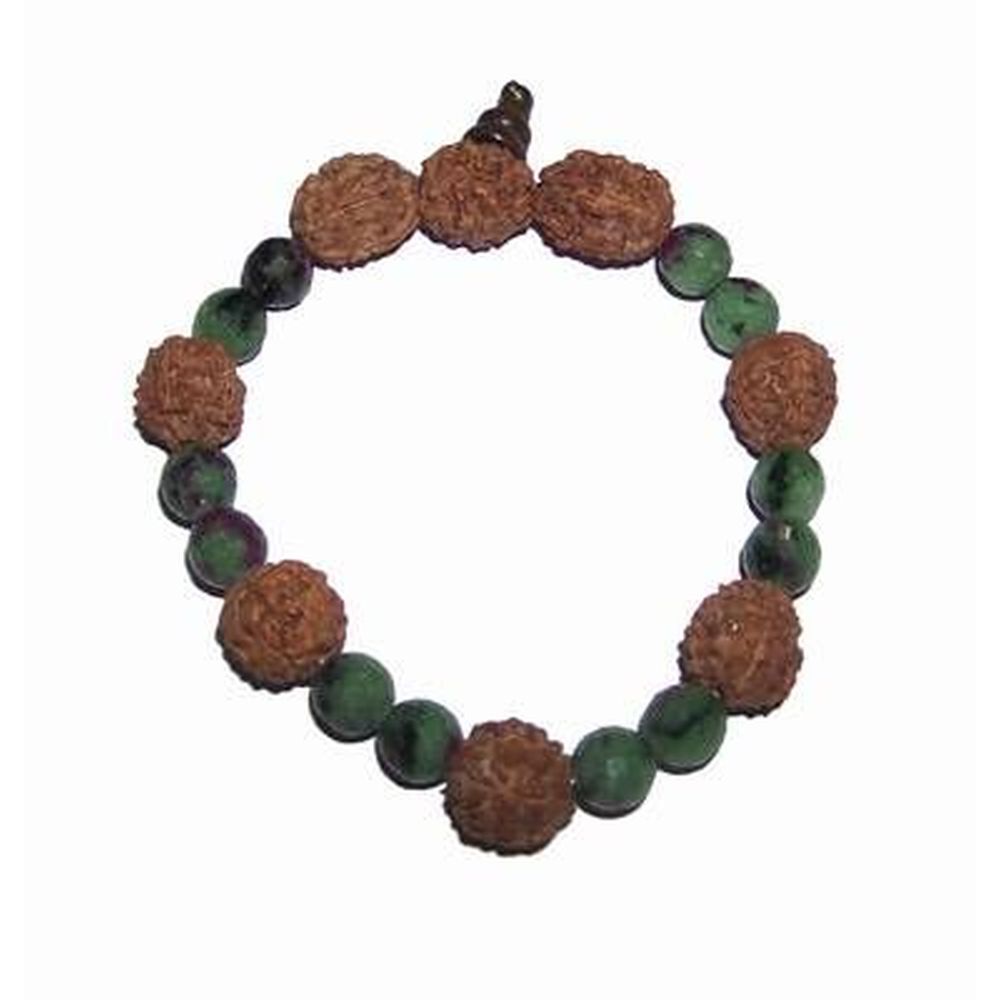 Bratara pe elastic cu rudraksha creativitatii Bratara pe elastic cu rudraksha creativitatii