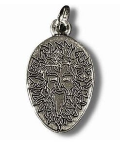 Spiritul padurii - Talisman din metal cu agat Spiritul padurii - Talisman din metal cu agat