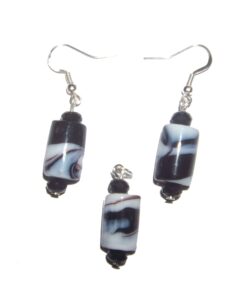 Set din cristal de Zebra Marmor