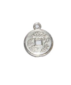 Pandant argintiu cu moneda chinezeasca Pandant argintiu cu moneda chinezeasca