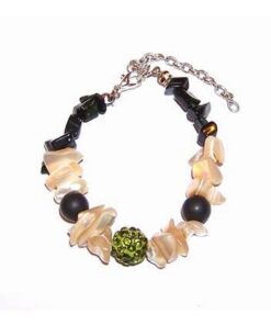 Bratara Feng Shui cu sfera Shamballa verde Bratara Feng Shui cu sfera Shamballa verde