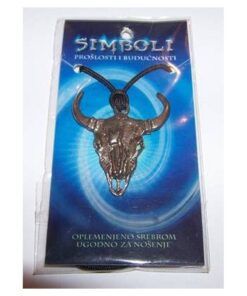 Talisman din metal pe siret - Bivol Talisman din metal pe siret - Bivol