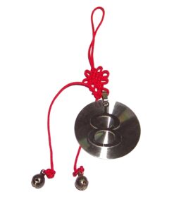 Canaf cu cifra 8 din inox si nod mistic rosu Canaf cu cifra 8 din inox si nod mistic rosu