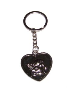Breloc din metal cu ingerul protectiei iubirii Breloc din metal cu ingerul protectiei iubirii