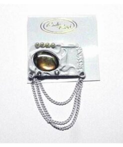 Brosa Feng Shui din metal si scoica marina Brosa Feng Shui din metal si scoica marina