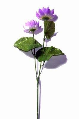 Floare de Lotus mov - 50 cm