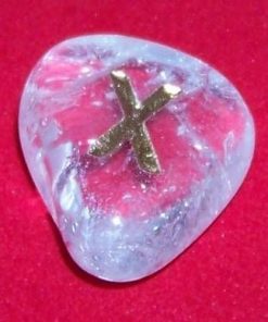 Runa NAUTHIZ, din cristal de stanca - Prevederea - 10