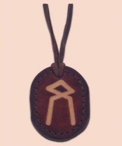 Runa OTHALA gravata pe piele maro - 23