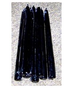 Set de 10 lumanari negre - remediu de protectie Set de 10 lumanari negre - remediu de protectie