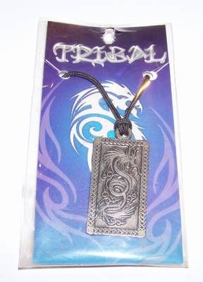 Talisman din metal nobil pe siret - Dragonul Norocului