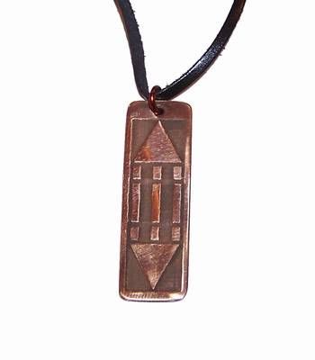 Pandantiv din cupru cu simbolul Luxor / Atlantida
