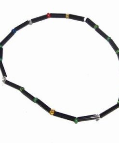 Bratara subtire pe elastic, cu sfere multicolore