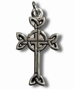Crucea Aran - Talisman din metal cu agat