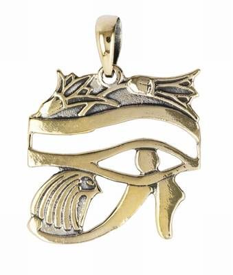 Ochiul lui Horus - pandantiv din bronz