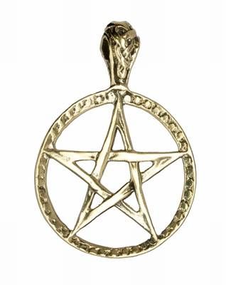 Pentagrama magica - pandantiv din bronz