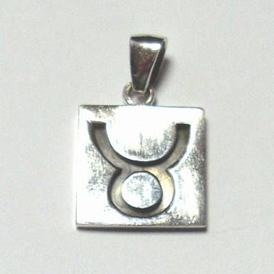 Talisman din argint cu zodia Taur/bivol