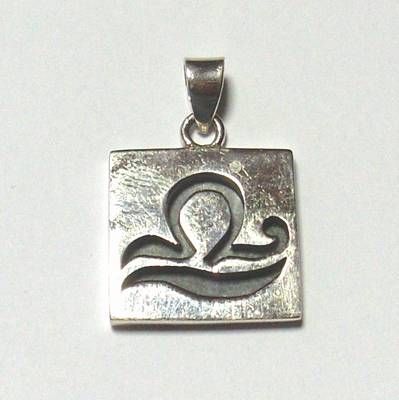 Talisman din argint cu zodia Balanta