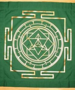 Merkaba Yantra de culoare verde - model deosebit!